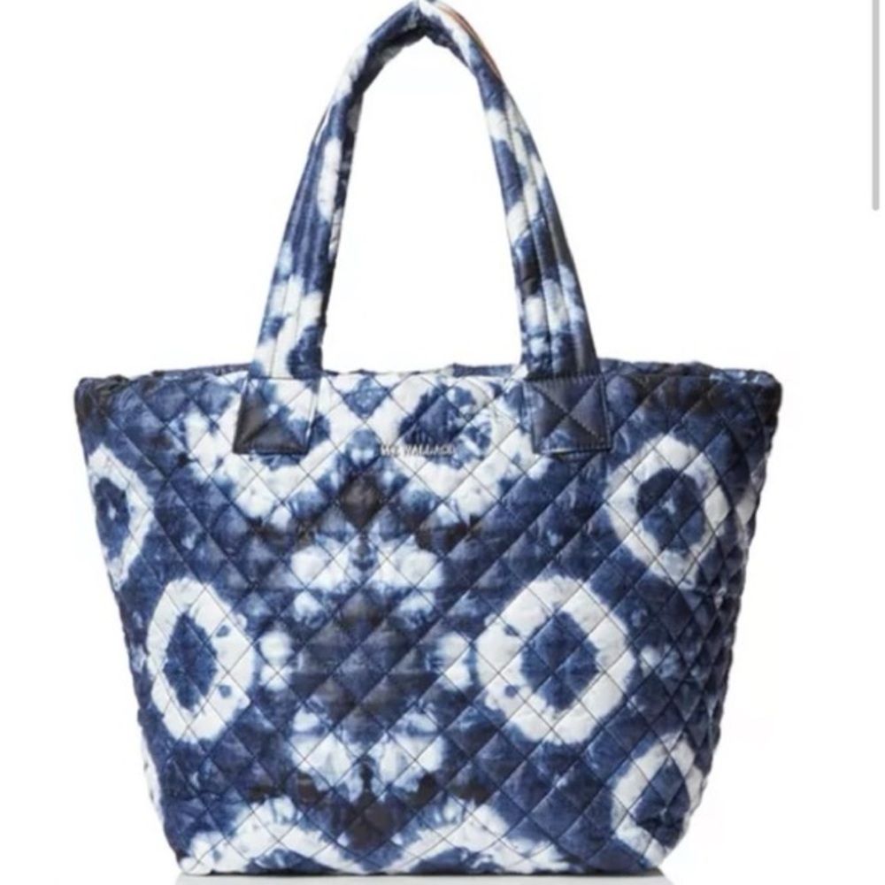 MZ Wallace Indigo Tie-Dye Medium Metro Tote